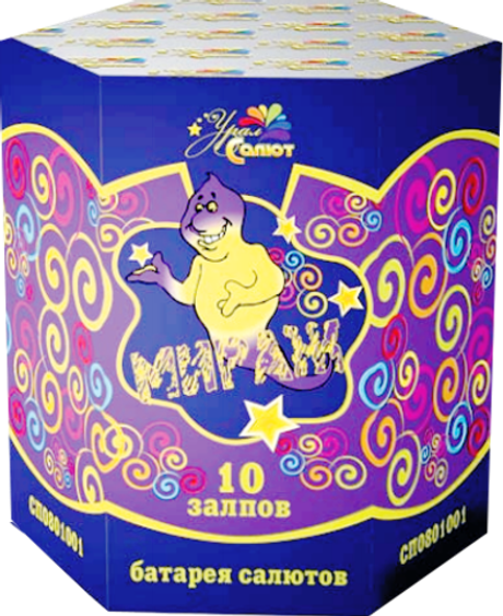 Батарея салютов УРАЛ САЛЮТ "МИРАЖ"