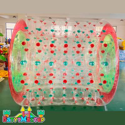 Аттракцион Водный роллер (Гидророллер) "Цветной" ПВХ, 2.2*2*2 м