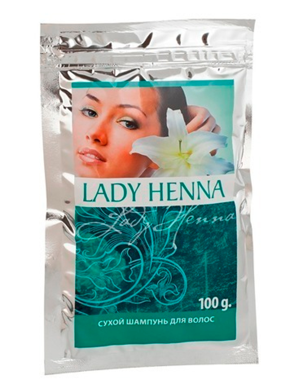 Шампунь сухой Lady Henna для волос (Порошок Риша), 100 гр