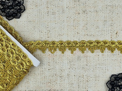 Тесьма люрекс, ш. 2 см, золото