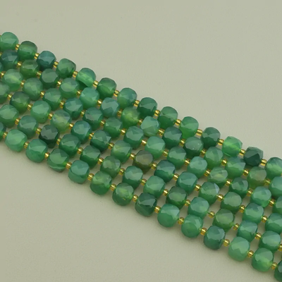 Нитка Хризопраз 37 см. (Без замка)