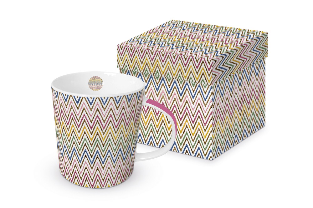 Кружка 350 мл Paperproducts Design Tropical Zig Zag