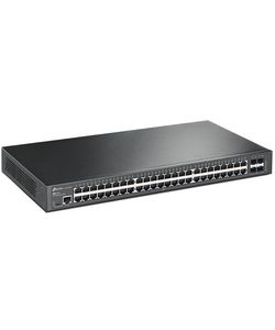 TP-Link SG3452X Управляемый коммутатор JetStream уровня 2+ с 48 гигабитными портами RJ45 и 4 портами SFP+