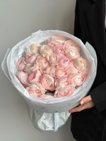 Букет из ранункулюсов в розовом оттенке 25 шт