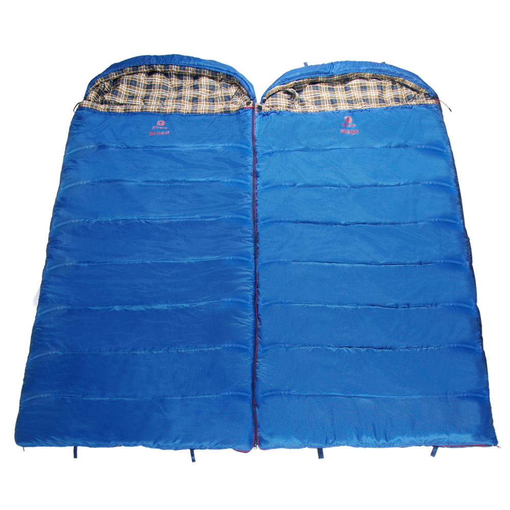 Спальный мешок BTrace  Duvet,  Синий 0°,артикул 	S0569/S0570