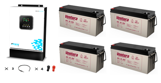 Комплект ИБП Stark Country 5500 INV MAX + АКБ Ventura GPL 12-150 х 4 шт.