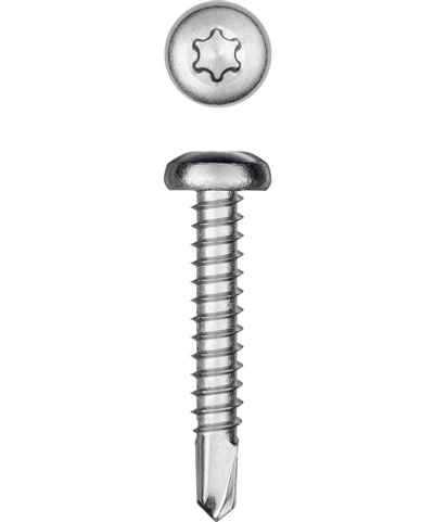 KRAFTOOL DS-P, 32 х 3.9 мм, А2, сверло, полукруглая головка, ТХ15, 380 шт, саморез нержавеющий (300931-39-032)