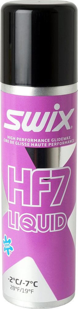 Жидкий парафин SWIX HF7XLiq, (-2-7 С), Violet, 125 ml