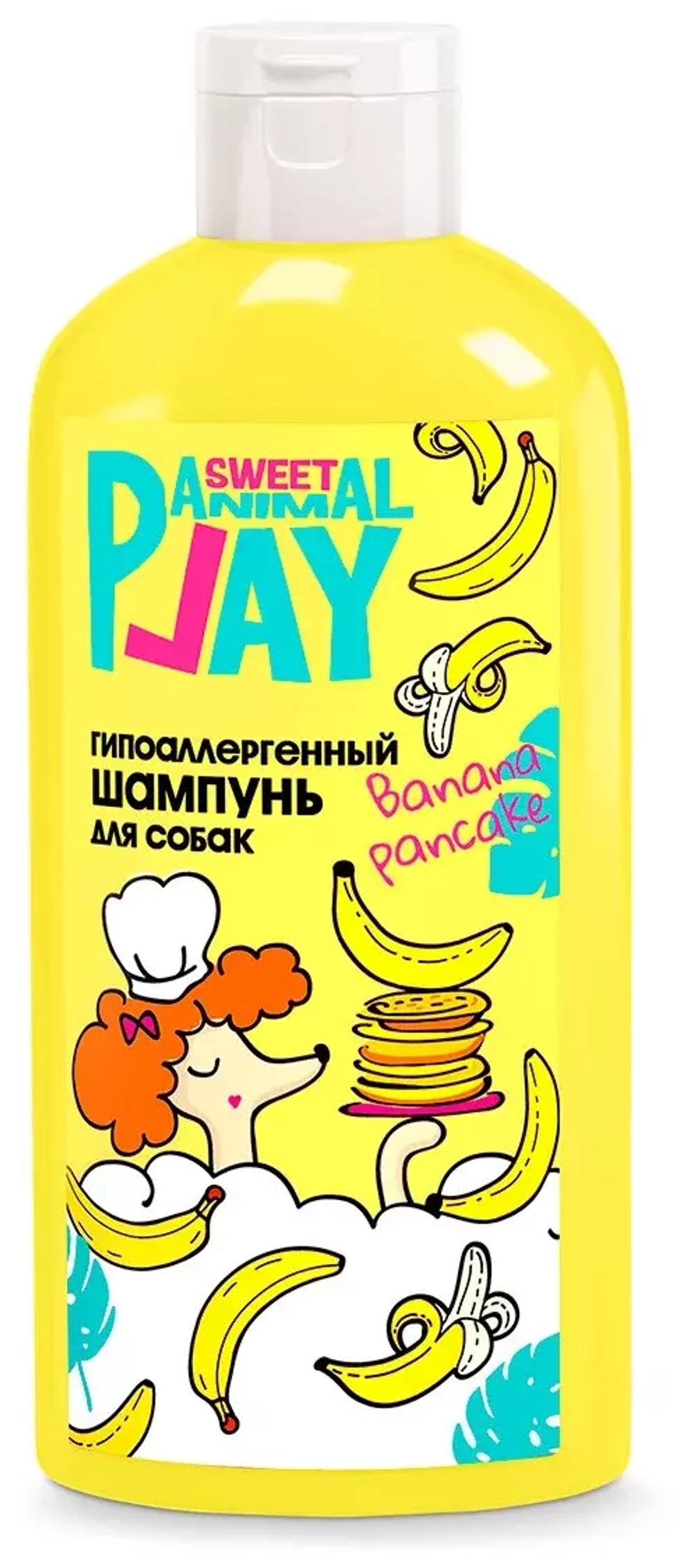 Animal Play Шампунь для собак гипоаллергенный "Банановый панкейк" 300 мл