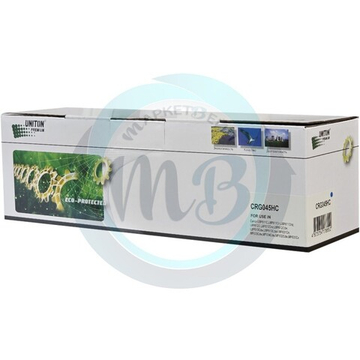 Картридж UNITON, аналог Canon 045HC для LBP611/LBP613/MF631/MF633/MF635 голубой (2,2K)