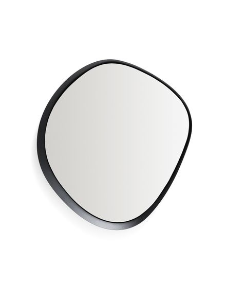 Зеркало Tebel черное металлическое 67,5 x 74,5 см