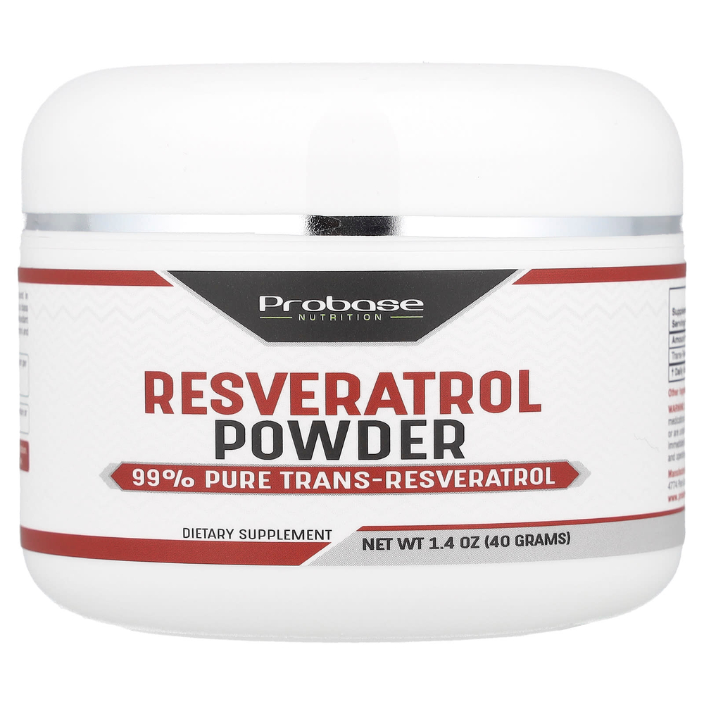 Probase Nutrition, Ресвератрол в порошке, 40 г (1,4 унции)