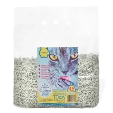 Наполнитель Чистое дело "Оригинальный" для кошачьего туалета, тофу