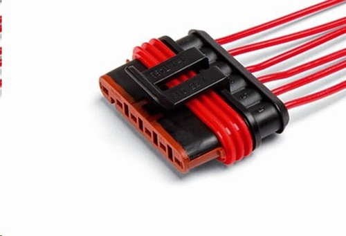 Разъем 6-ти контактный гнездовой, жгута ЭСУД Г-3302, IVECO с проводами, ответ.часть AX-322-2 (CARGEN)