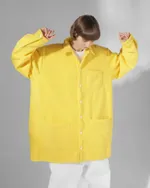 Рубашка Кружок Basic Флисовая Желтая