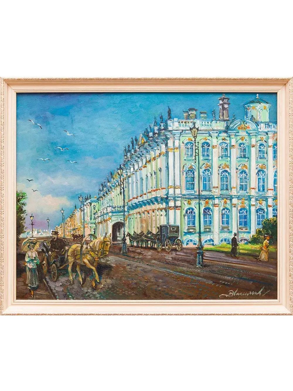Картина маслом "Эрмитаж" Васильев