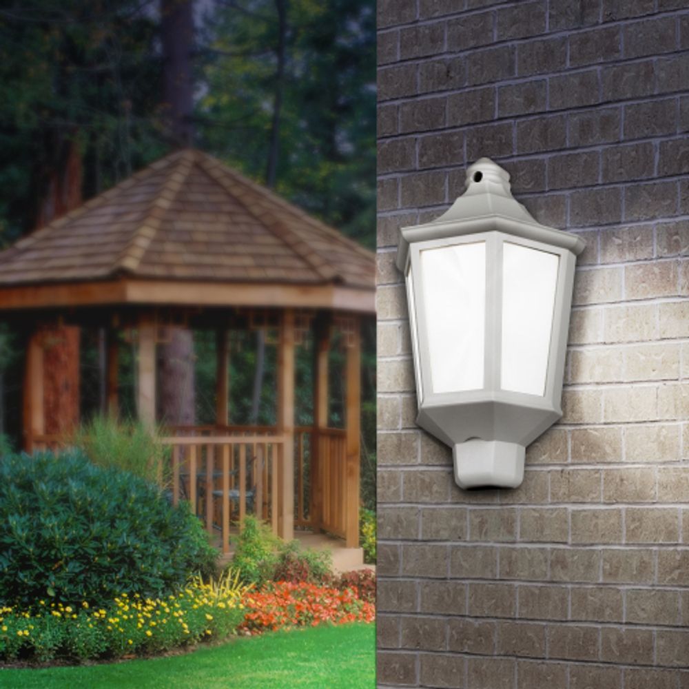 Садово-парковый светильник ЭРА НБУ 06-60-003 Ника 60Вт белый матовый | Садово-парковые светильники