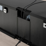 Тумба под телевизор - IKEA BESTÅ/BESTA, 240x42x129 см, черный, Бесто ИКЕА