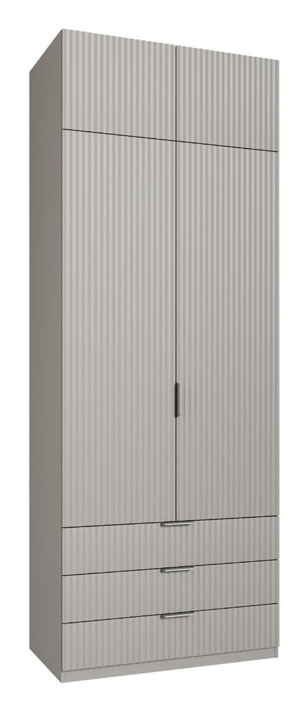 Антресоль на 2 дверный шкаф Париж, серый