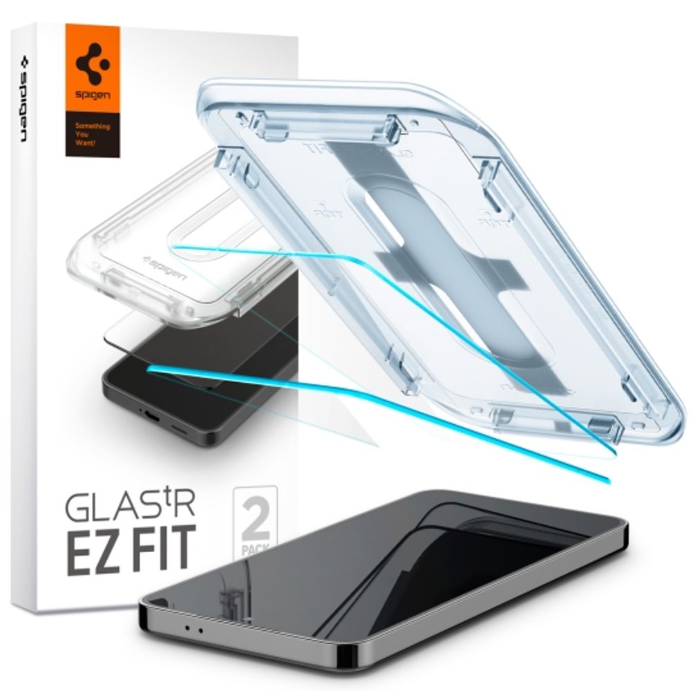 Стекло Spigen GLAS.TR ”EZ FIT” 2-PACK GALAXY S24 / S25 CLEAR