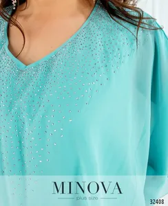 Платье 8612-ментол Minova