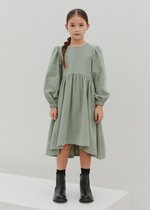 Платье бархатное в горох