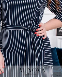 Платье 1126б-синий Minova