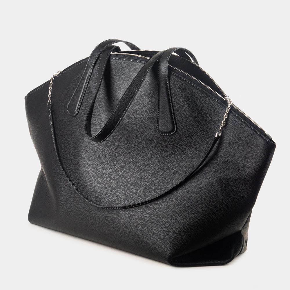 Сумка Giselle из кожи теленка, черного цвета