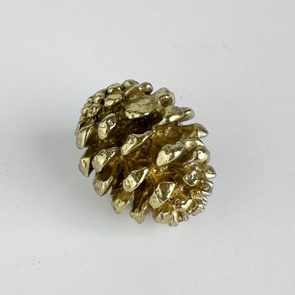 Ручка-кнопка MOS005 brass