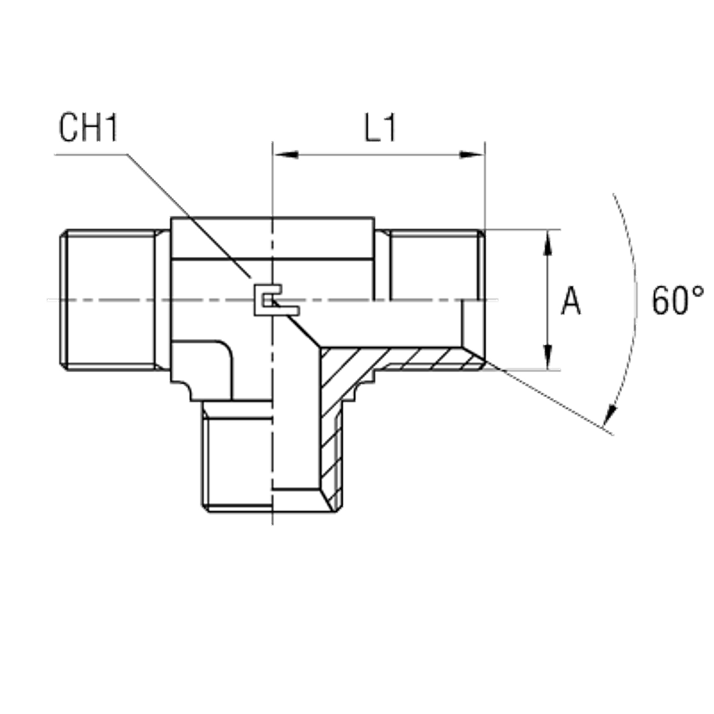 Соединение PT BSP 1.1/2"