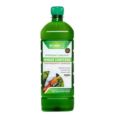 Удобрение Суспензия Хлореллы Суперконцентрат, 1л