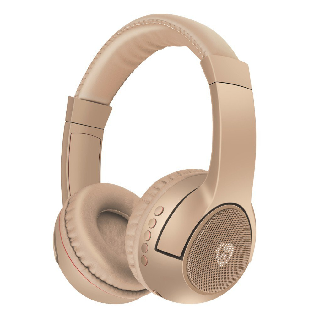 Полноразмерные Bluetooth наушники ETTE BT-801 (золото)