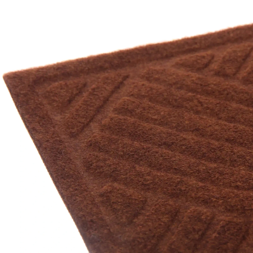 Коврик придверный Селфи 37*57 см квадраты коричневый