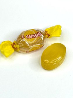 Конфеты карамель с фруктовой начинкой Ассорти к чаю 500гр.