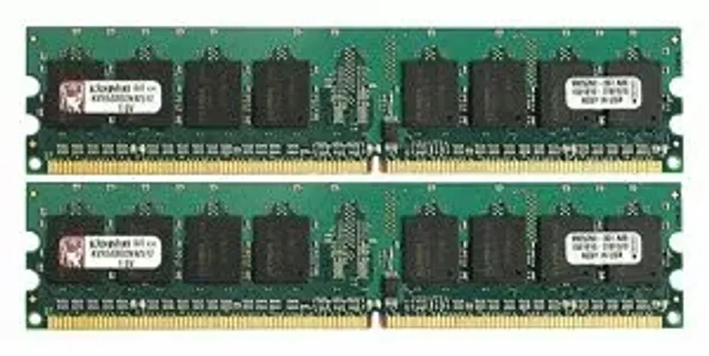 Оперативная память Kingston 8GB(2x4GB) PC2-3200 400MHz DDR2 ECC KVR400D2D4R3K2/8G