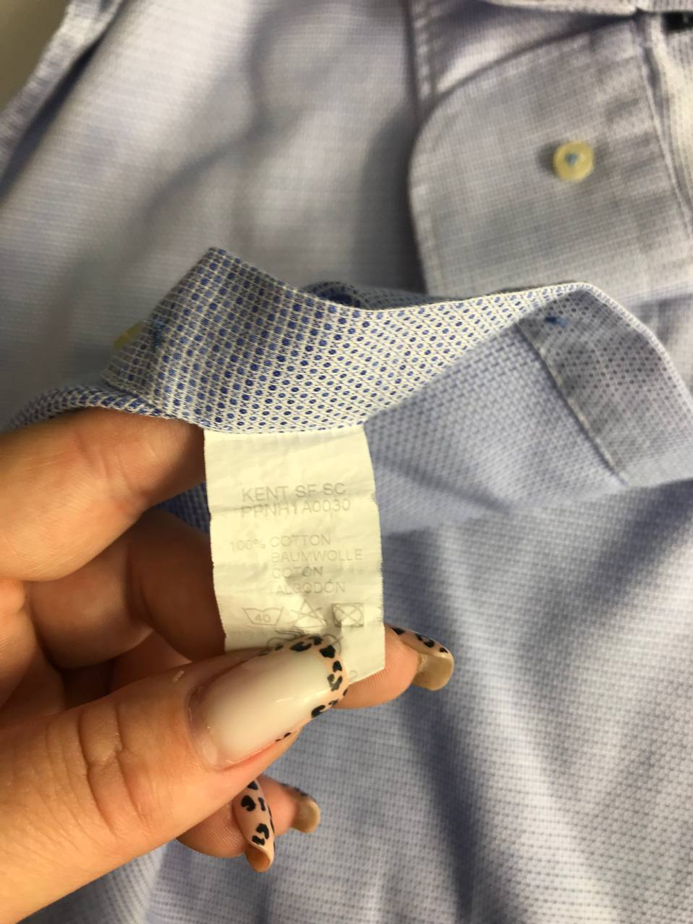 Рубашка Profuomo отличного качества, маркировка 39, визуально на 46 размер