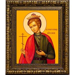 Алексий Николаевич Романов, царевич. Икона на холсте.