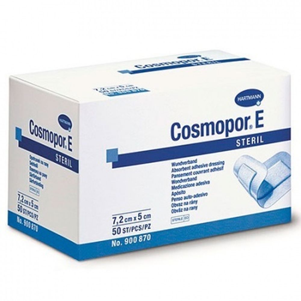 COSMOPOR E steril - послеоперационные повязки, 15*8 см, 25 шт. (9010210 / 9010330)