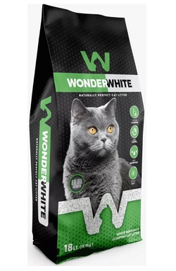 Wonder White Наполнитель комкующийся c ароматом алоэ вера
