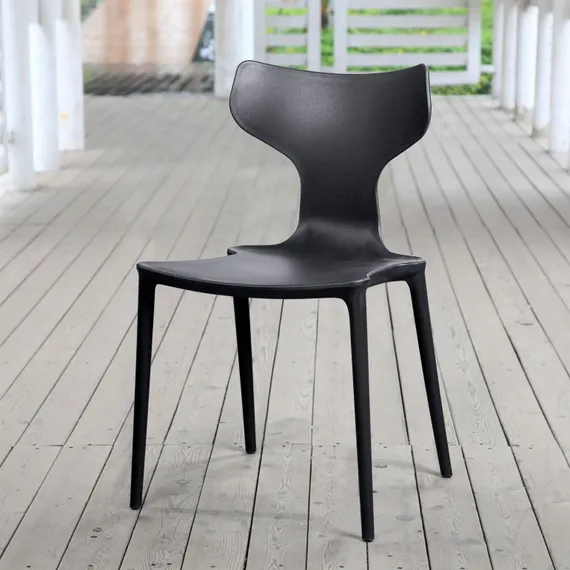 Стул Enzo, черный пластик