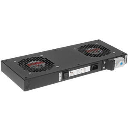 ЦМО Модуль вентиляторный, 2 вентилятора с терморегулятором REM R-FAN-2T (R-FAN-2T-9005)