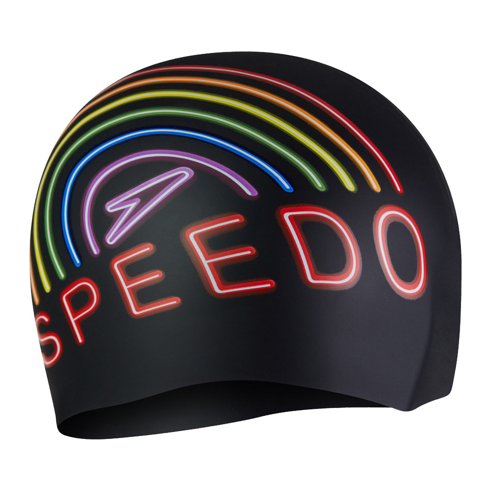 Шапочка для плавания SPEEDO Slogan Print Cap 8-0838516037, силикон