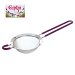 Сито металлическое 11,5 см с силиконовой ручкой Селфи, цвет микс