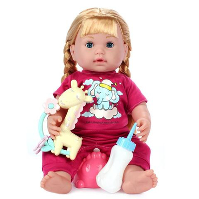 Пупс функц. с кнопкой, свет, коробка 39*15,2*26,3см QH3015-8