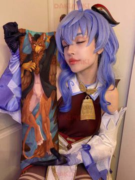 Мини дакимакура Фурри из Фурри арт. M0677, 60х20 см