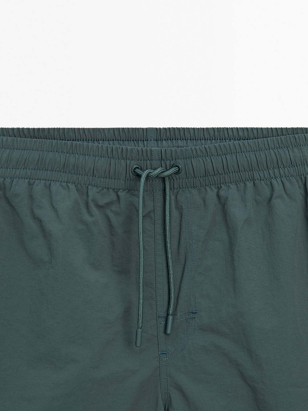 Massimo Dutti Однотонные плавки, темно-зеленый