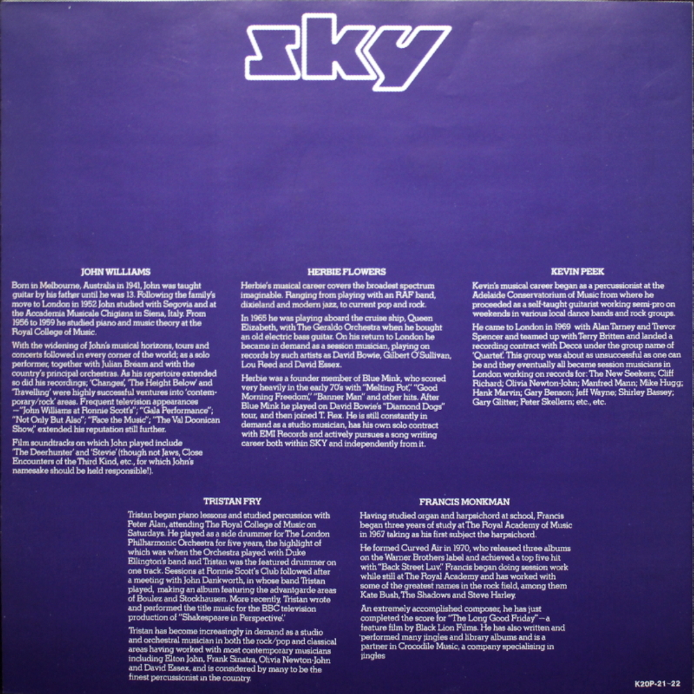 Sky / Sky 2 (2LP)