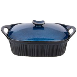 ФОРМА ДЛЯ ЗАПЕКАНИЯ С КРЫШКОЙ REACTIVE BLUE 33*23*9,5/13 СМ 2000 МЛ