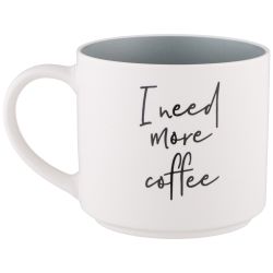КРУЖКА "I NEED MORE COFFEE" 470 МЛ