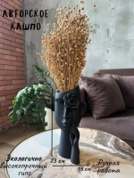 Кашпо - Скульптура - Гипсовая голова Романтик